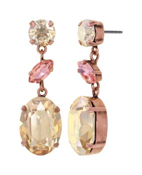 Beige - Afternoon Tea de Luxe - Konplott earrings